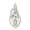 Sterling Silver Lock & Key Charm Pendant Love Jewelry 16mm x 12mm